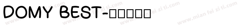 DOMY BEST字体转换